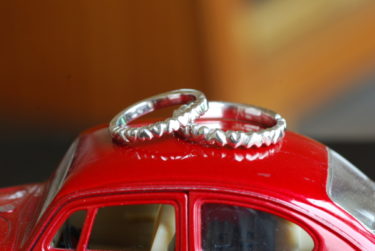 彼氏さんがふたりの結婚指輪を作りましたよ♪