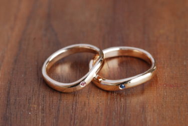 オーダーのカワイイ結婚指輪♪