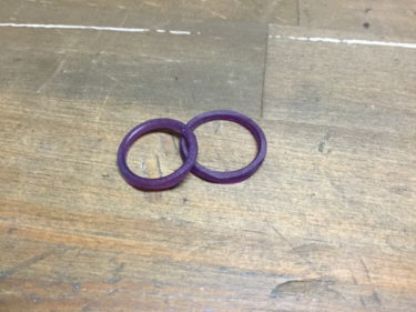 自分たちで作る結婚指輪！制作中♪